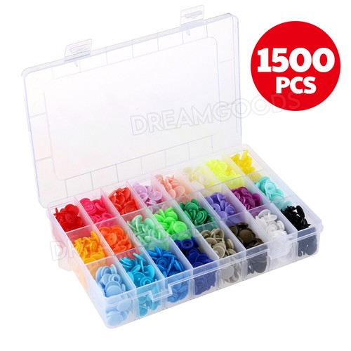 Snap T5 Plastic Snaps Poppers Fastener Button Press Stud Plier Tool BOX - Picture 14 of 15