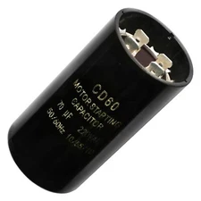 70 uf/MFD 220-250 VAC ±20% CD60 Round Motor Start Capacitor 50/60 Hz AC Electri