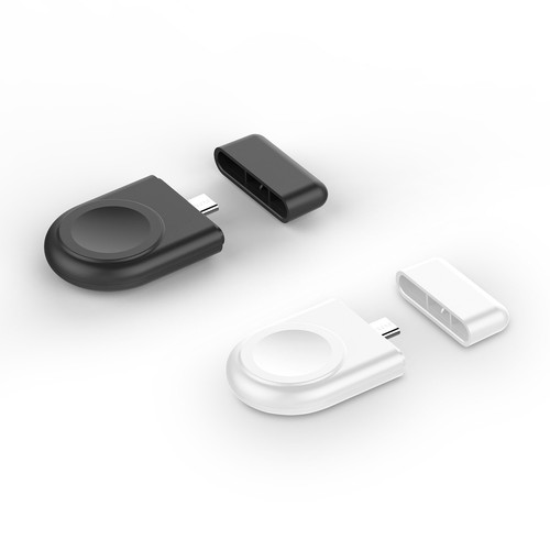 Portable Mini Magnetic USB-C Charger For Samsung Galaxy Watch 6 Classic/5 Pro/4 - Photo 12 sur 14