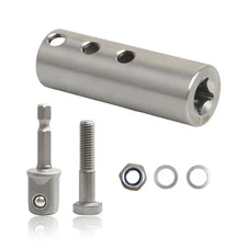 Trailer Jack Drill Adapter W/1/2 in Socket Bit for 1 Inch Jack Drive Shaft