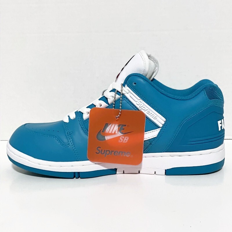 Size 8.5 - Nike Supreme x Air Force 2 Low Teal for sale online | eBay