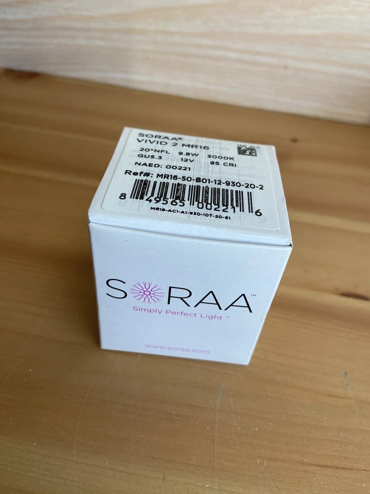 Soraa Vivid 2 LED Bulb MR16 GU5.3 NIB MR16-50-801-12-930-20-2 - Image 4 of 4