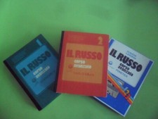 Russo corso avanzato grammatica testi di lettura fonetica. 3 volumi + 3 cassett 
