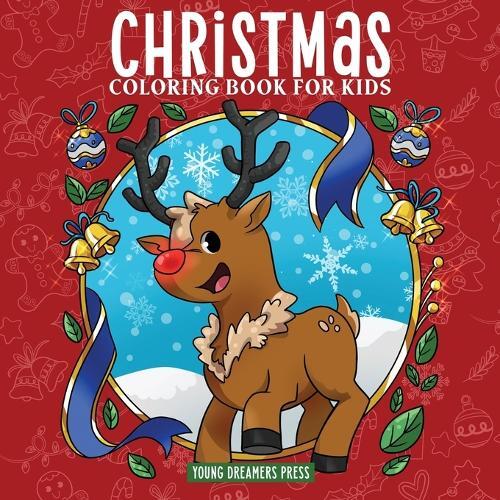 Thumbnail - Young Dreamers Press Christmas Coloring Book For Kids (taschenbuch)