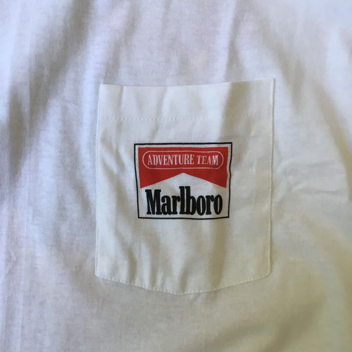 Vintage 90s Marlboro Adventure Team Graphic Pocket T Shirt Vintage 90s Marlboro Adventure Team Graphic Pocket T Shirt