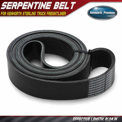 81.04" Heavy Duty Serpentine Belt for Freightliner Sterling Truck