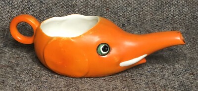 RARE EARLY GOEBEL CERAMIC POTTERY ELEPHANT CREAMER PITCHER CG CROWN MARK DEP