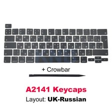 A2289 A2251 A2141 Keycap Key Cap For Macbook Pro Retina 13 16" Russian Keycaps