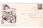 AFD5490) Australia 1951 2½d brown KGVI on Wide World FDC. Addressed.