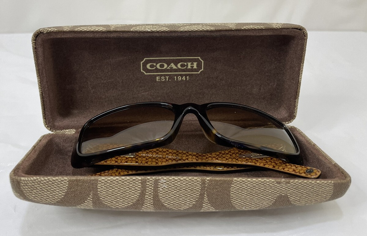 Coach Megan Sunglasses W Case Tortoise S427 55 17 135  display picture 3