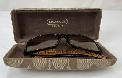 Coach Megan Sunglasses W Case Tortoise S427 55 17 135  display picture 1