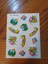 Vintage Trend Stinky Stickers sheet 12 Scratch  Sniff Spearmint Bugs T-149