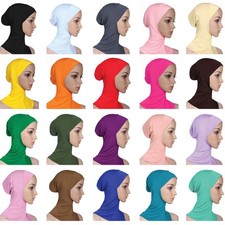 Muslim Women Turban Ninja Bonnet Underscarf Hijab Cap Scarf Hats Head Cover Arab