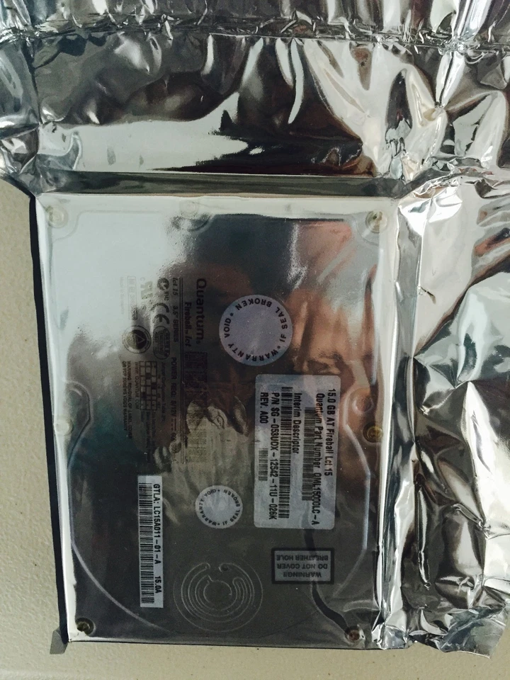 *New* Quantum Fireball (QML15000LC-A) 15GB, 5400RPM,3.5" IDE Internal Hard Drive - Image 2 of 3