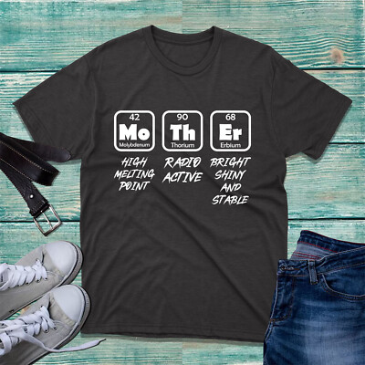 Mutter Das wesentliche Element T-Shirt Muttertag Mama Hemist Periodentisch Top