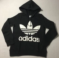 Adidas Women's Original Trefoil Hoodie Black CE2408 Size S