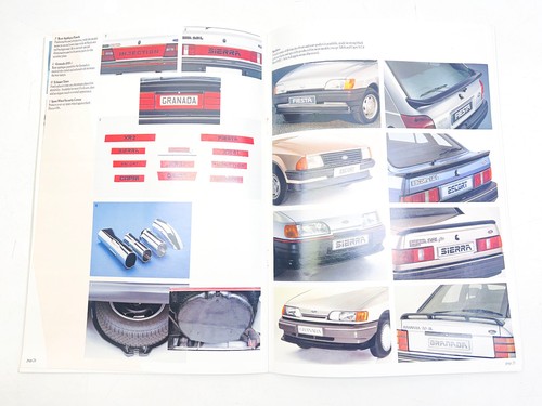 Vintage Car Brochure Ford Fiesta x4 1989 1997 & FS Sport Accessories - Picture 17 of 22