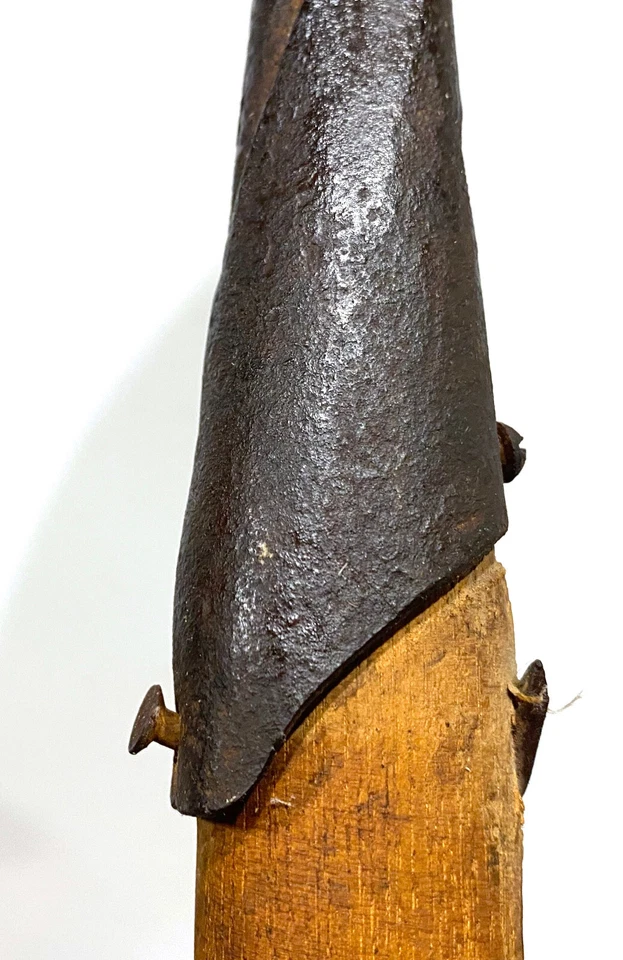 Ancienne Hache outils de métier Art populaire avant 1900 - Photo 3/4