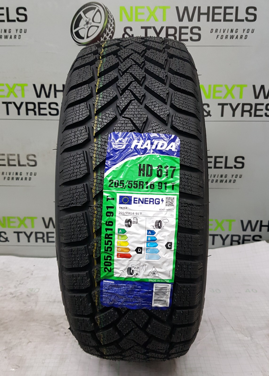 X4 205 55 16 205/55R16 91T M+S HAIDA HD617 WINTER NEW TYRES (Four