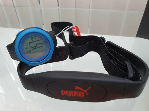 Orologio PUMA da uomo donna cardiofrequenzimetro facile da leggere. Grasso. Cronografo allarme 7 - Foto 9 di 12