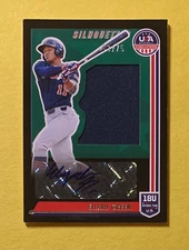 2022 PANINI USA STARS & STRIPES ELIJAH GREEN SILHOUETTE PATCH AUTO /75 #SIL-EG