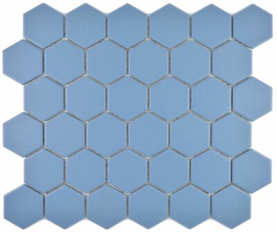Keramikmosaik Hexagon blaugrün R10 Fliese Wand Boden Küche Bad 11H-0451-R10_f