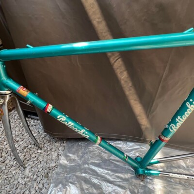 Bottecchia Vintage Road Bike Frame Set Green Seat Tube 550mm Top