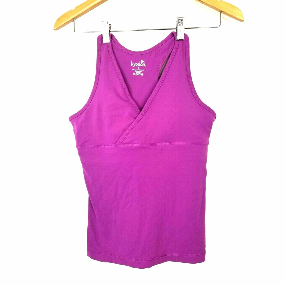 LOTE de camisetas de fitness Kyodan Marika para mujer pequeñas espalda de corredor negras LOTE DE DOS TANQUES Foto 3 de 4