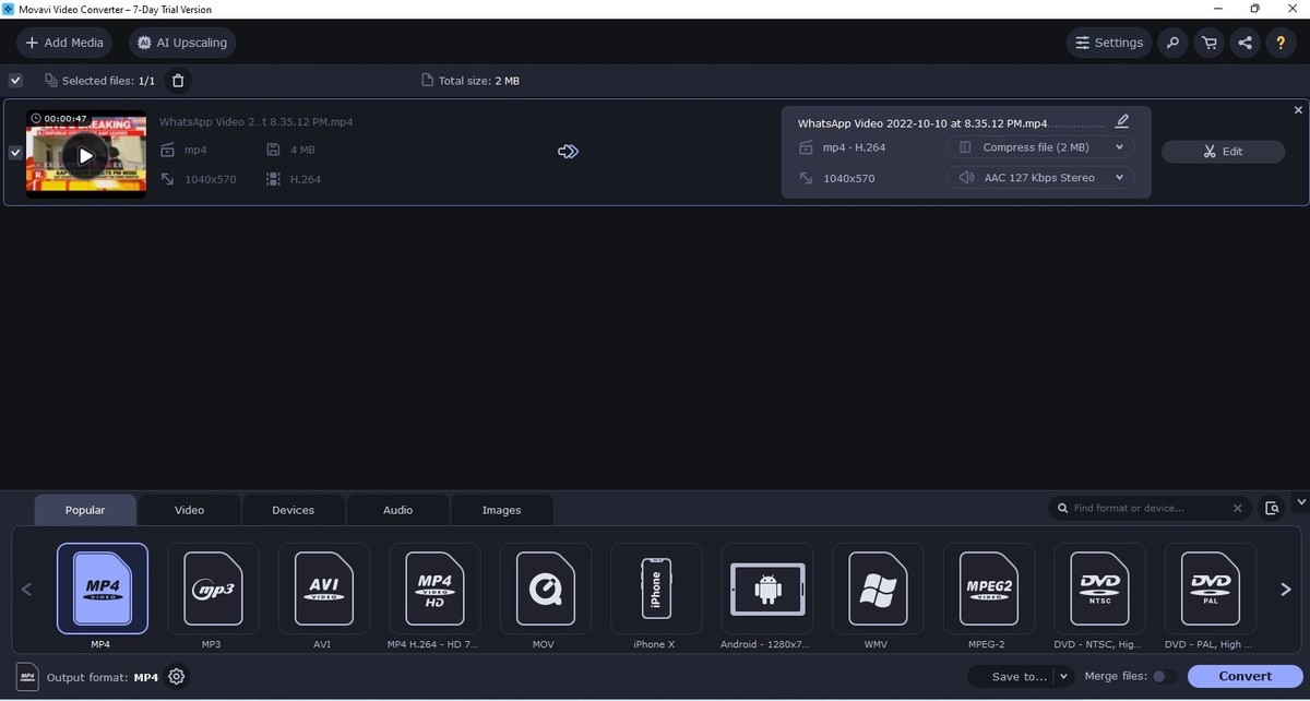 Movavi Video Converter Premium 1