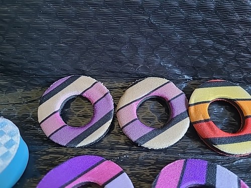 Flite Bmx Donuts Vintage Super Rare Lot Of 3 Pair Grips Race Freestyle Gt - Picture 2 of 7