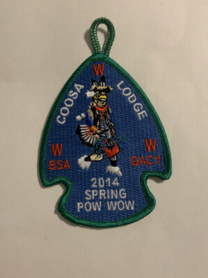 OA Coosa Lodge 2014 Spring Pow Wow Patch Mint