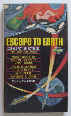 Escape to Earth PB 1st Belmont (1963) We Are Alone by Robert Sheckley