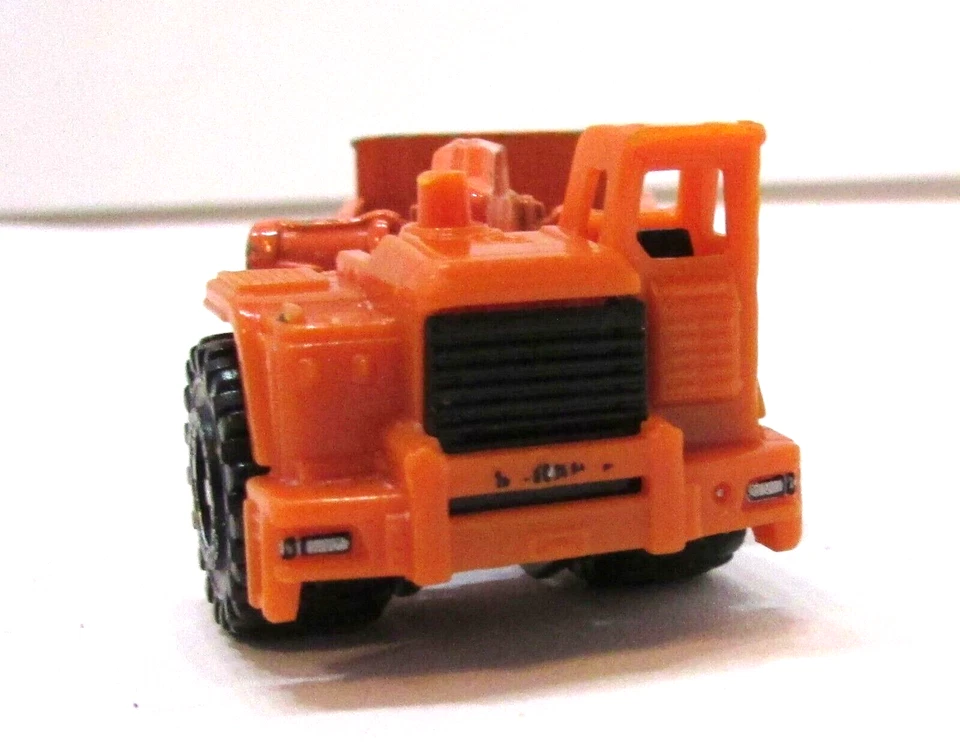 2007 Mattel спичечный коробок оранжевый скребок MC 745 строительство аренда литой пластик - Изображение 3 из 4