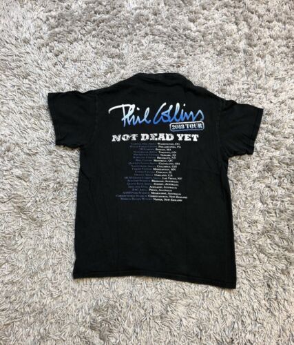 Phil Collins Not Dead Yet 2018 Tour T-Shirt Size Small Faded Tee  Delta Tag - 第 1/11 張圖片