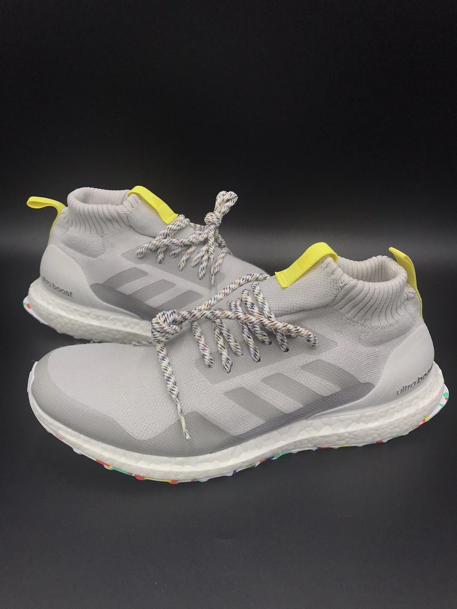 Adidas Ultraboost Mid Running Shoes G26842 GREY White Multi Color Men s Size 9 eBay