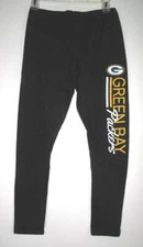 GREEN BAY PACKERS CONCEPTS SPORT WOMEN'S BLACK CROPPED LEGGINGS LARGE