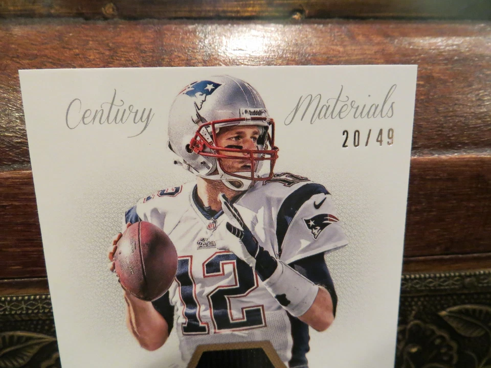 National Treasures Century Materials Jersey Patriots Tom Brady 20/49  2013 - Image 3 of 4