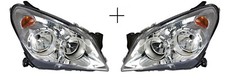 2x PHARE AVANT GAUCHE + DROIT ÉLECTRIQUE H1 H7 + MOTEUR OPEL ASTRA H GTC 2007-14