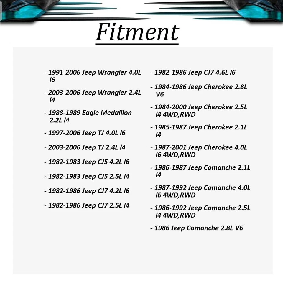 Тормозной зажим Carlson передний против погремушки для 1984 1985 1986 Jeep Wagoneer 2,8 л - Изображение 2 из 4