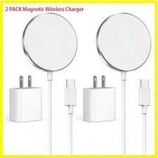 2PCS 20W Magsafe Wireless Magnetic Fast Charger For iPhone 11 12 13/14/15Pro Max