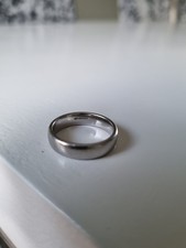 Palladium 950 D Shaped Mens Wedding Ring Band 5.9g Heavy Profile