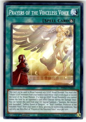 YuGiOh Phantom Nightmare Card PHNI-EN066 Prayers of the Voiceless Voice |  eBay