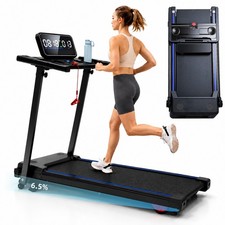 5-in-1 Folding Treadmill 12KM/H Walking Pad Running Machine with Incline-B Grade