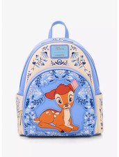 Loungefly Disney Bambi Floral Mini Backpack with embroidered flowers