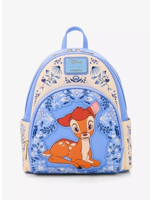 Loungefly Multicolor Bambi Floral Mini Backpack Loungefly Disney Bambi Flower Mini Backpack | Hot Topic main image 3