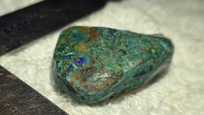 26 Gram Polished Worked Multi Color Gem Silica Chrysocolla Rough Cab Malachite