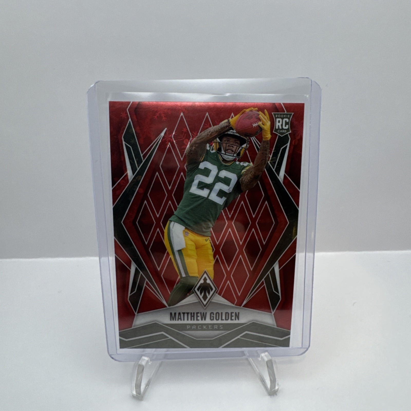 2025 Panini Phoenix - Rookies Matthew Golden #174 Red Hyper /399 (RC)