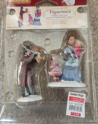 Lemax A Teddy of My Own Figurines Set of 2 Man Woman Boy Girl 2006 NEW & DAILY S