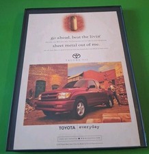 Toyota Tacoma 4x2 Framed Print Ad 1998 8.5x11 