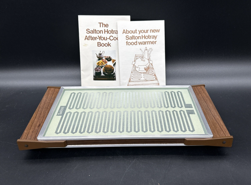 Vintage Salton Hotray Speisenwärmer Set 2 Mid Century funktionstüchtig USA - Bild 14 von 24